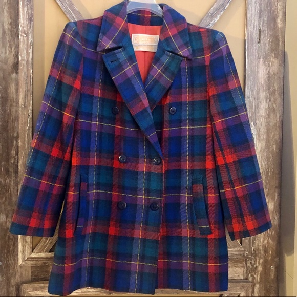 Pendleton Jackets & Blazers - Vintage 70s Pendleton wool plaid Jacket Coat 10